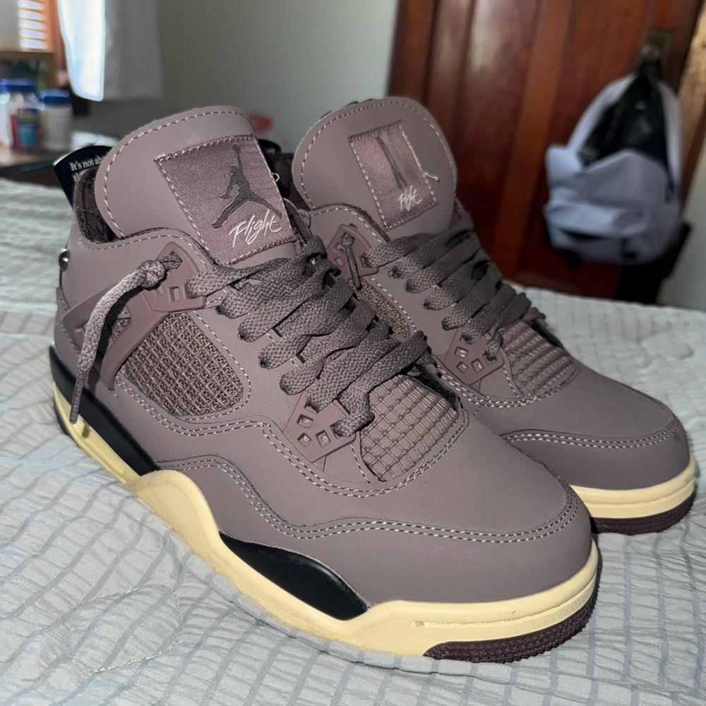 Jordan Women's Sneakers in Taupe and Black